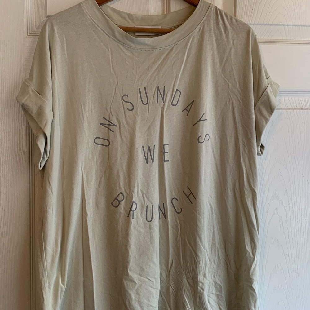 Like New Gilli “On Sundays We Brunch” Short Sleeve Tee 1X - worn twice